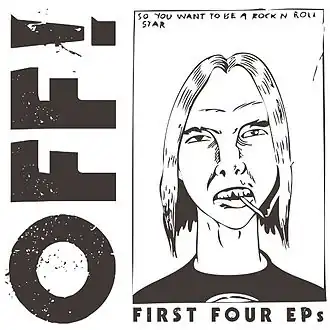 Обложка альбома Off! «First Four EPs» (2010)