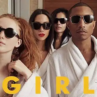 Обложка альбома Фаррелла Уильямса «G I R L» (2014)