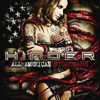 Обложка альбома Hinder «All American Nightmare» (2010)