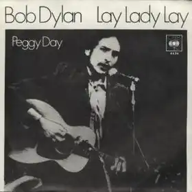 Обложка сингла Боба Дилана «Lay Lady Lay» (1969)