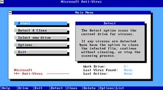 Скриншот программы Microsoft Anti-Virus