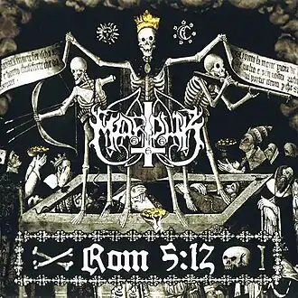 Обложка альбома Marduk «Rom 5:12» (2007)