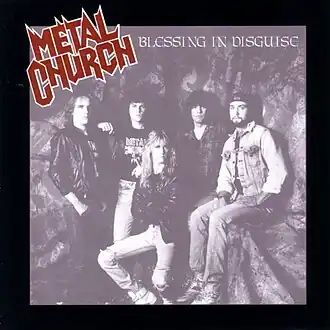 Обложка альбома Metal Church «Blessing in Disguise» (1989)