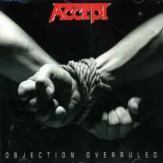 Обложка альбома Accept «Objection Overruled» (1993)
