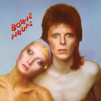 Обложка альбома Дэвида Боуи «Pin Ups» (1973)