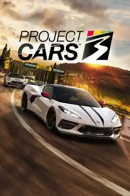 Североамериканская обложка игры с изображением автомобилей Chevrolet Corvette C8, Mercedes-AMG GT R и Honda NSX