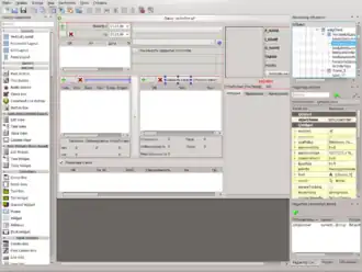 Скриншот программы Qt Designer