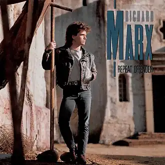 Обложка альбома Ричарда Маркса «Repeat Offender» (1989)