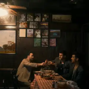 Обложка альбома Jonas Brothers «Greetings from Your Hometown» (2025)