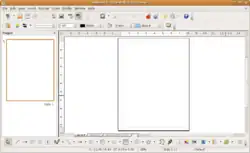 Screenshot of OpenOffice.org Draw