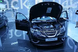 Saab 9-3 Turbo X Engine View