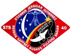 STS-40 (38 політ шатл, 11 політ «Колумбія»)