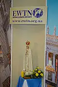 Статуетка Діви Марії в студії укр. EWTN