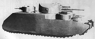 Дерев'яна модель Т-39 (8 варіант)